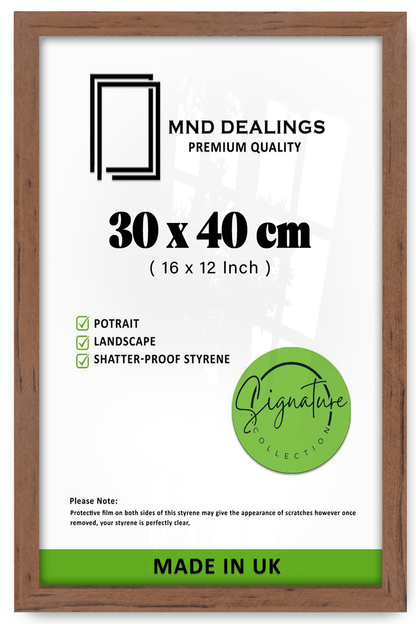 ( 30 x 40 CM ) / 16 x 12 Inch Poster Frames - MDF