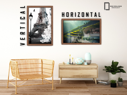 ( 30 x 40 CM ) / 16 x 12 Inch  |  Frames - MDF
 -  [ Walnut ]