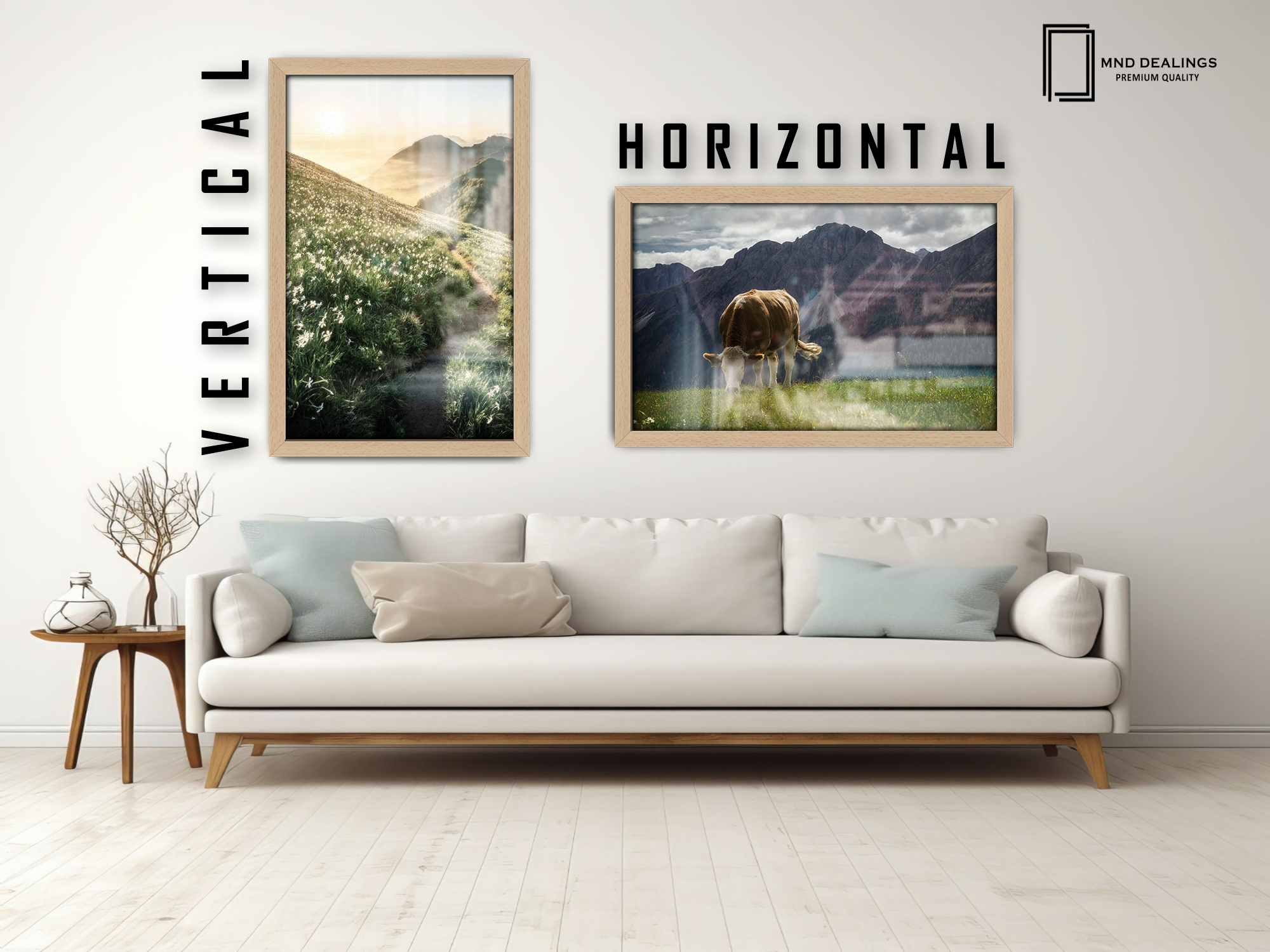 ( 30 x 45 CM ) / 18 x 12 Inch Art Frames - MDF
