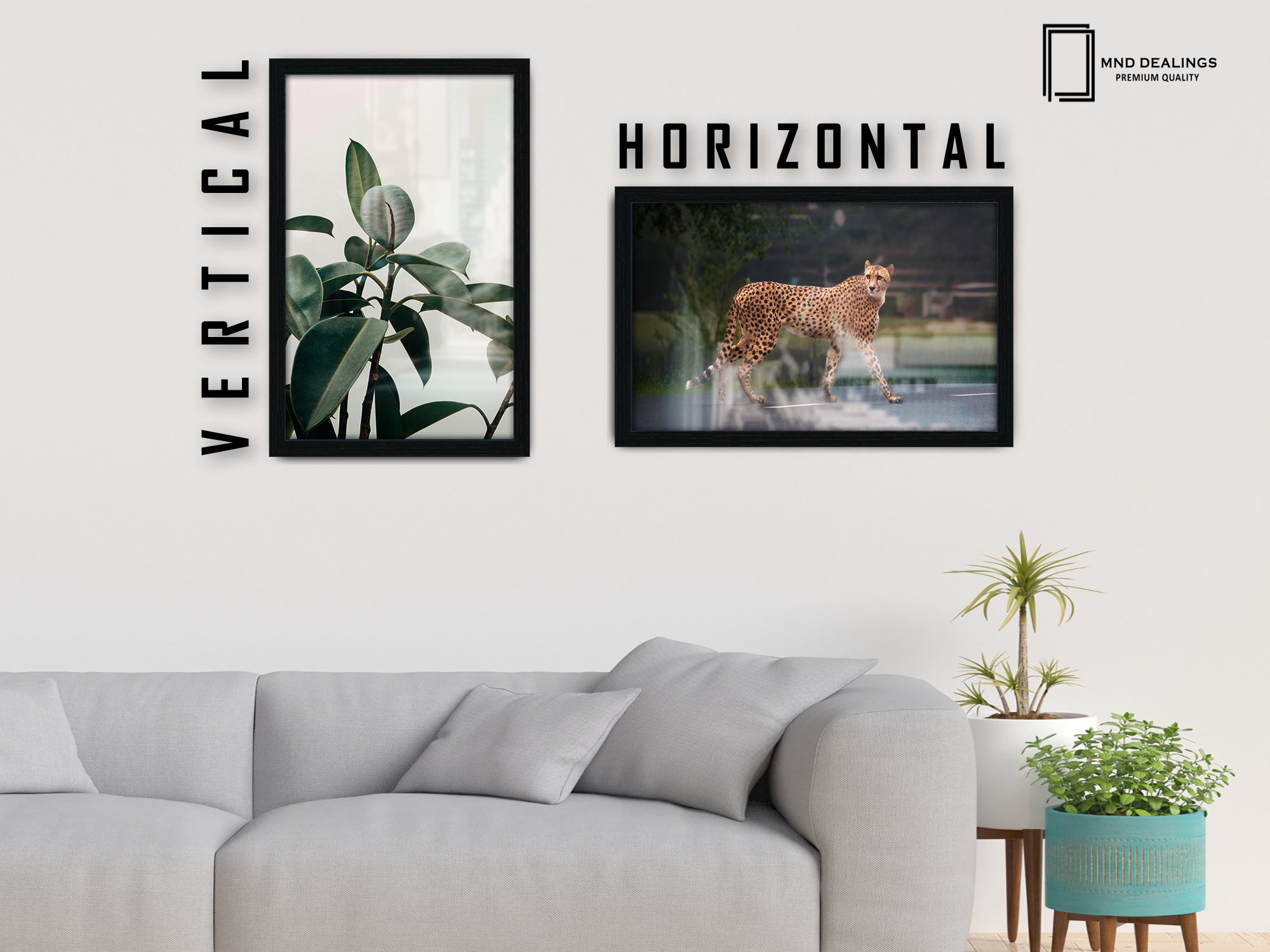 ( 30 x 45 CM ) / 18 x 12 Inch Art Frames - MDF