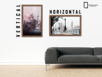 ( 30 x 45 CM ) / 18 x 12 Inch  |  Display Frame - MDF
 -  [ Dark Oak ]