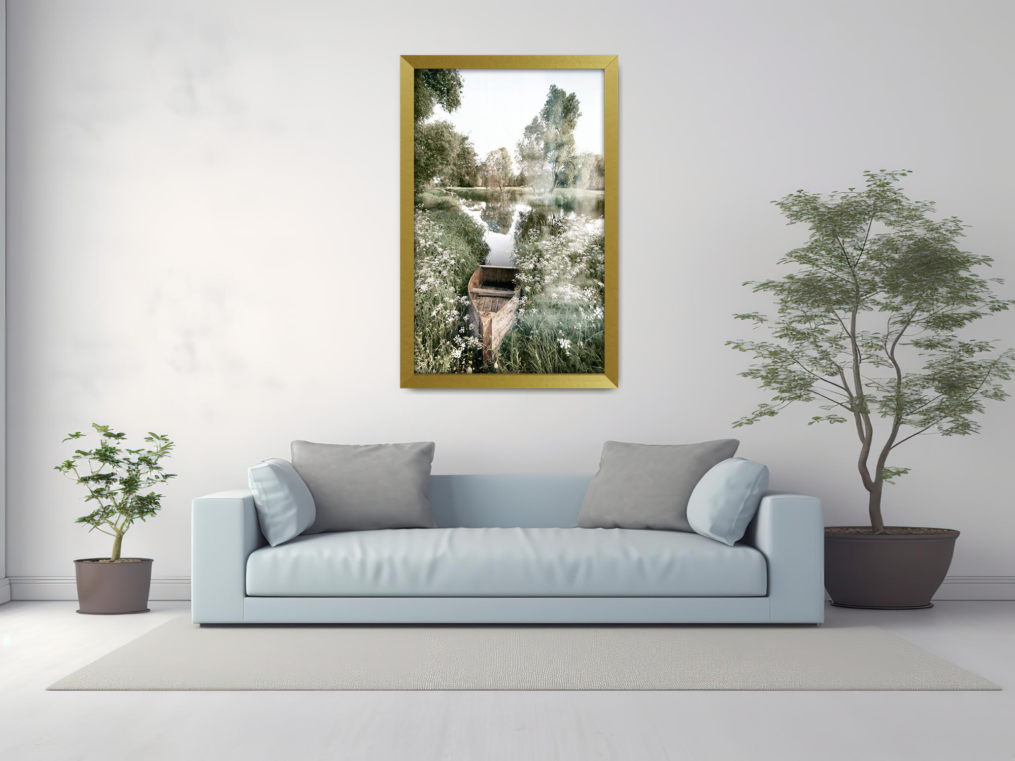 ( 30 x 45 CM ) / 18 x 12 Inch  |  Picture Frames - MDF
 -  [ Gold ]