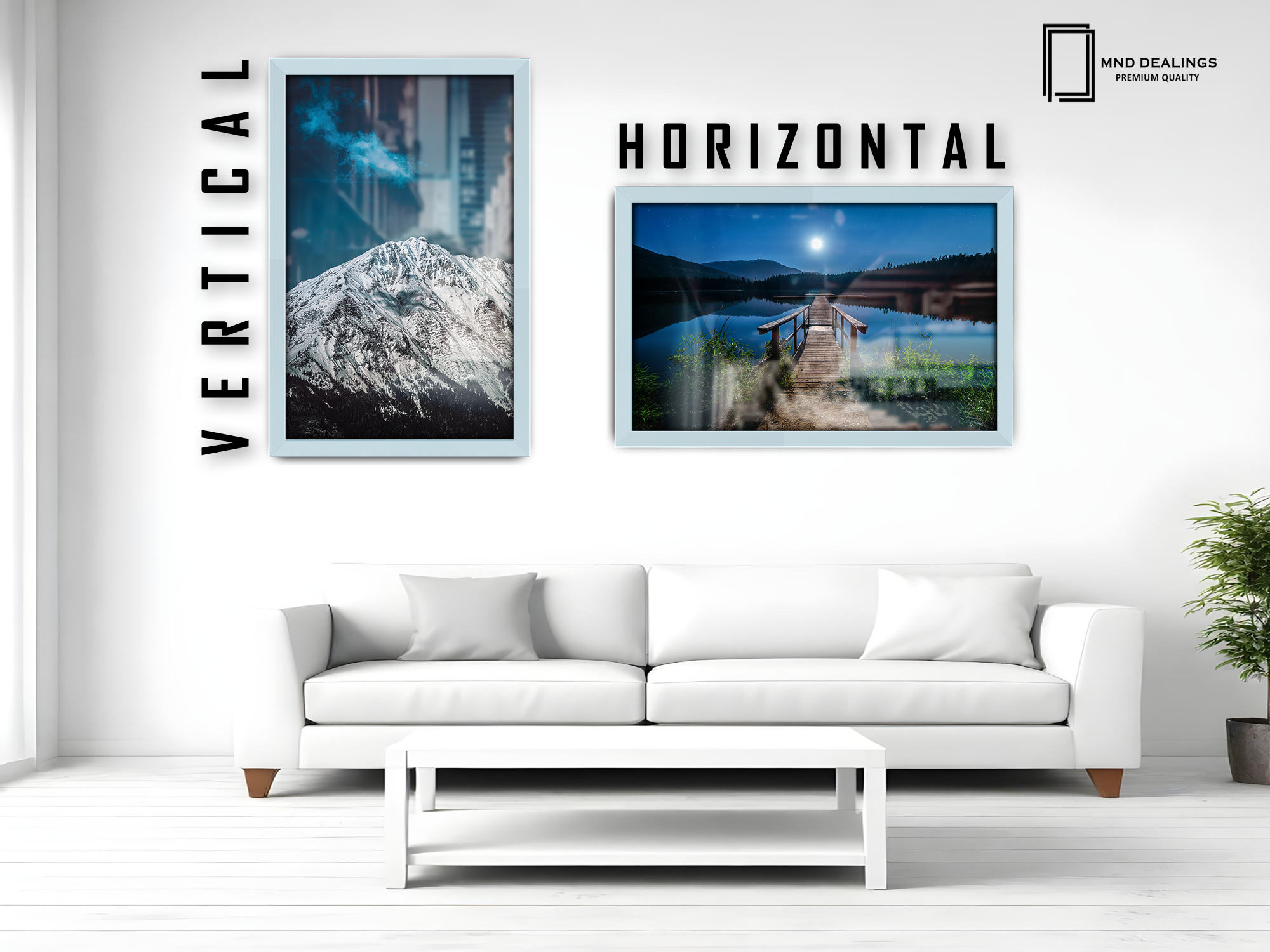 ( 30 x 45 CM ) / 18 x 12 Inch Art Frames - MDF