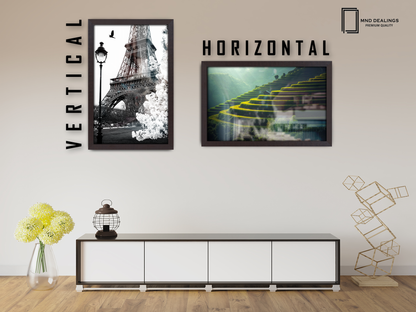 ( 30 x 45 CM ) / 18 x 12 Inch  |  Poster Frames - MDF
 -  [ Mahogany ]