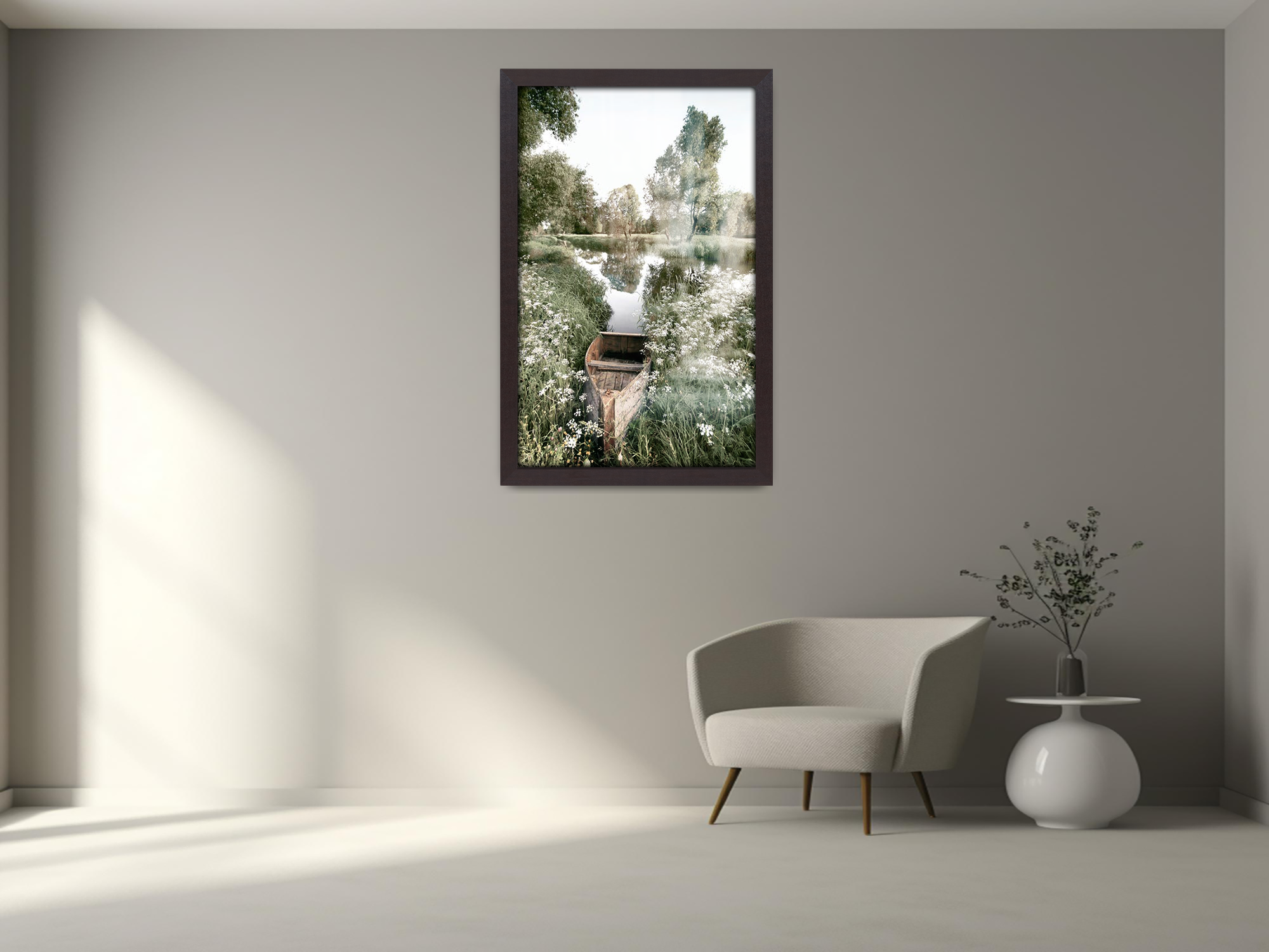 ( 30 x 45 CM ) / 18 x 12 Inch  |  Poster Frames - MDF
 -  [ Mahogany ]