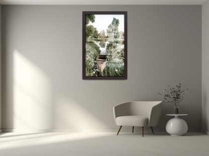 ( 30 x 45 CM ) / 18 x 12 Inch  |  Poster Frames - MDF
 -  [ Mahogany ]
