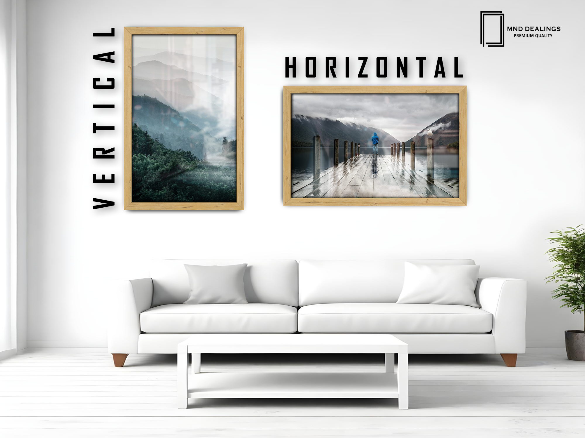 ( 30 x 45 CM ) / 18 x 12 Inch  |  Frames - MDF
 -  [ Pine ]