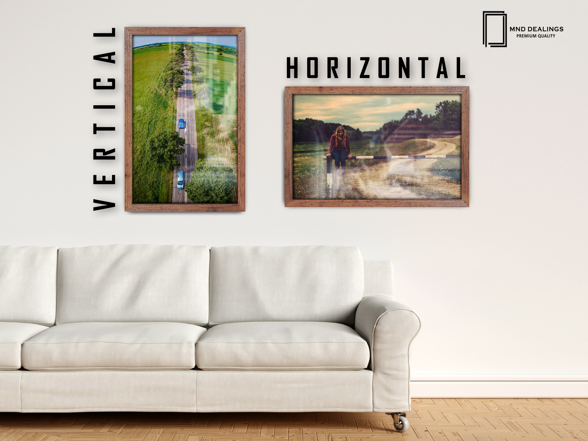 ( 30 x 45 CM ) / 18 x 12 Inch Art Frames - MDF