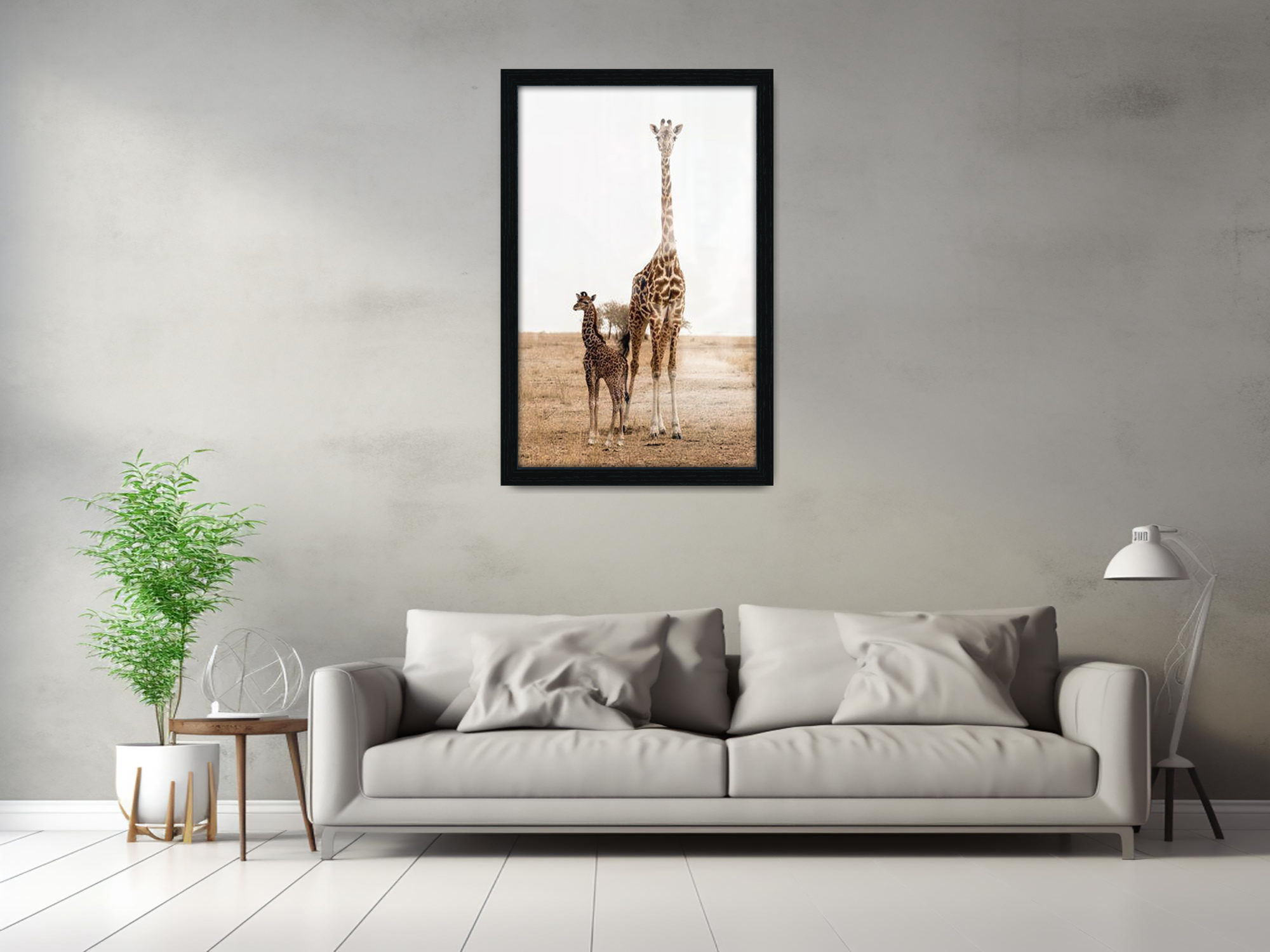 ( 30 x 50 CM ) / 20 x 12 Inch  |  Frames - MDF
 -  [ Black ]
