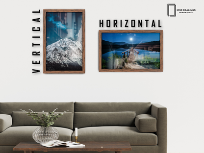 ( 30 x 50 CM ) / 20 x 12 Inch  |  Poster Frames - MDF
 -  [ Dark Oak ]