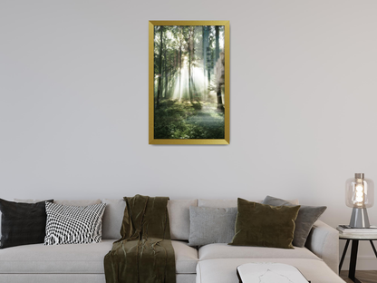 ( 30 x 50 CM ) / 20 x 12 Inch  |  Display Frame - MDF
 -  [ Gold ]
