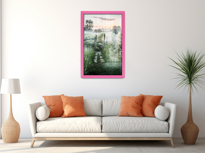 ( 30 x 50 CM ) / 20 x 12 Inch  |  Art Frames - MDF
 -  [ Pink ]