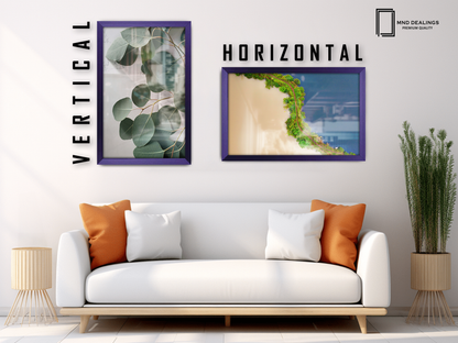 ( 30 x 50 CM ) / 20 x 12 Inch  |  Poster Frames - MDF
 -  [ Purple ]
