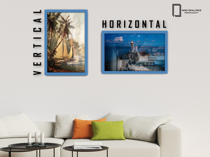 32 x 24 Inch / ( 81.28 x 60.96 CM )  |  Photo Frames - MDF
 -  [ Blue ]