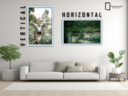 32 x 24 Inch / ( 81.28 x 60.96 CM )  |  Frames - MDF
 -  [ Light Grey ]
