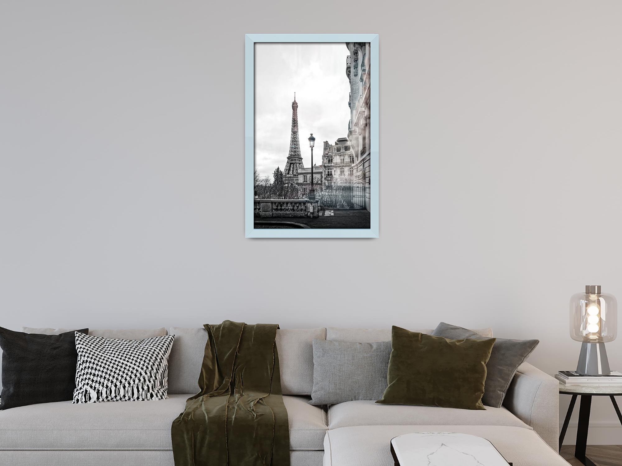 32 x 24 Inch / ( 81.28 x 60.96 CM )  |  Frames - MDF
 -  [ Light Grey ]