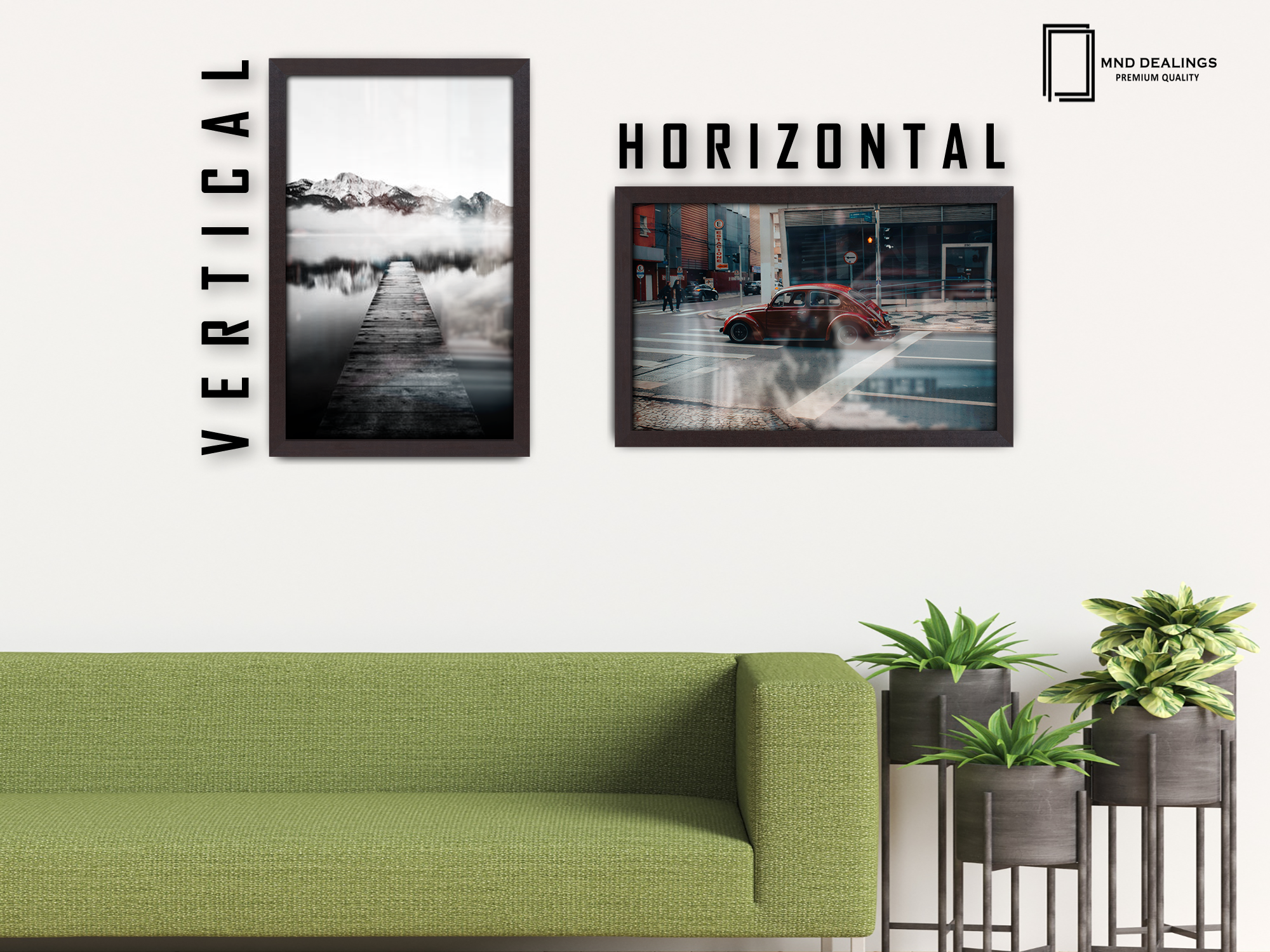32 x 24 Inch / ( 81.28 x 60.96 CM )  |  Art Frames - MDF
 -  [ Mahogany ]