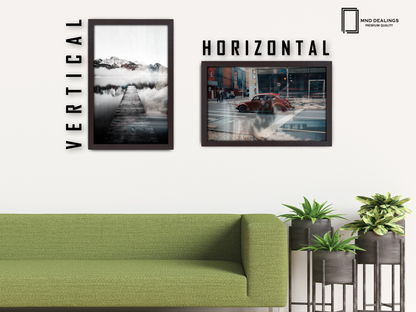 32 x 24 Inch / ( 81.28 x 60.96 CM )  |  Art Frames - MDF
 -  [ Mahogany ]