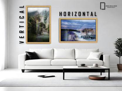 32 x 24 Inch / ( 81.28 x 60.96 CM )  |  Poster Frames - MDF
 -  [ Pine ]