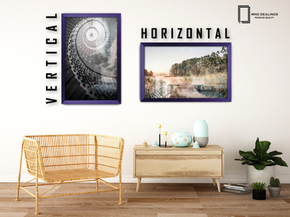32 x 24 Inch / ( 81.28 x 60.96 CM )  |  Frames - MDF
 -  [ Purple ]