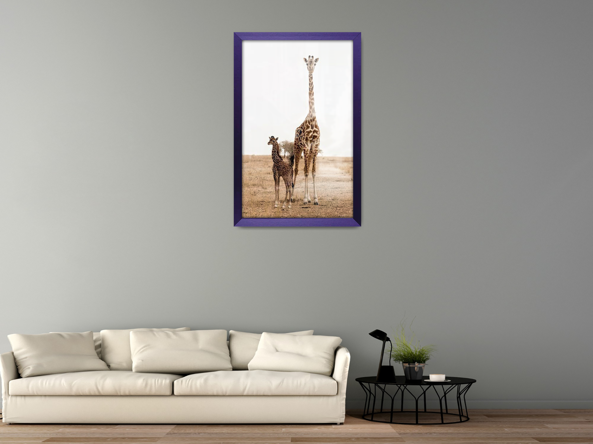 32 x 24 Inch / ( 81.28 x 60.96 CM )  |  Frames - MDF
 -  [ Purple ]