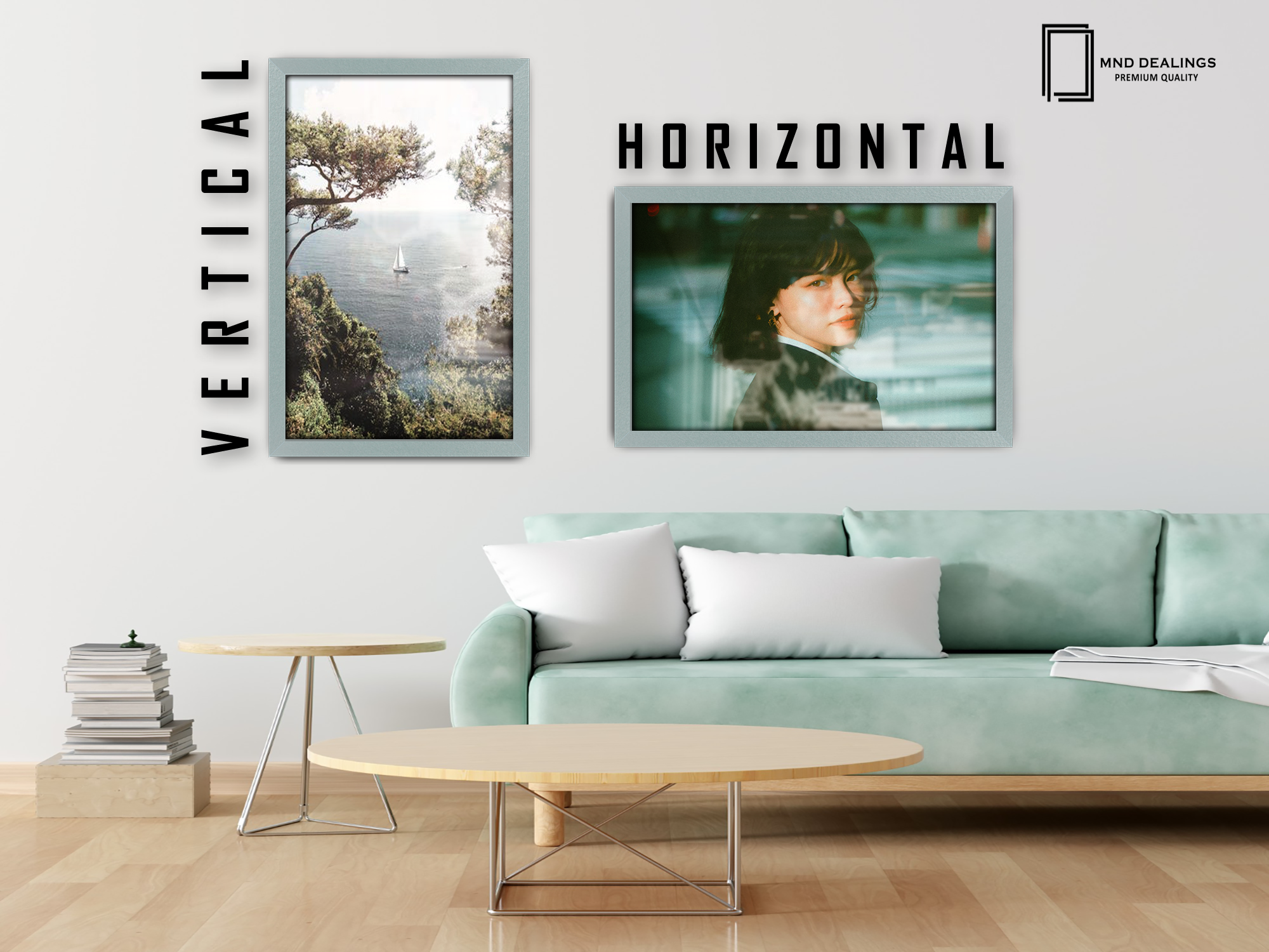 32 x 24 Inch / ( 81.28 x 60.96 CM )  |  Display Frame - MDF
 -  [ Silver ]