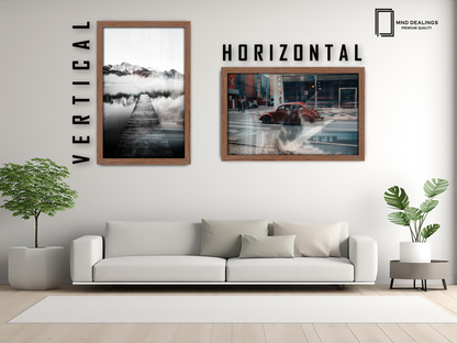 32 x 24 Inch / ( 81.28 x 60.96 CM )  |  Frames - MDF
 -  [ Walnut ]