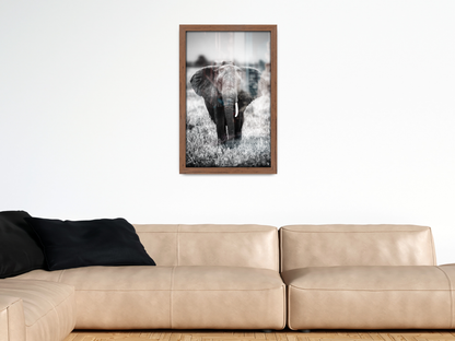32 x 24 Inch / ( 81.28 x 60.96 CM )  |  Frames - MDF
 -  [ Walnut ]