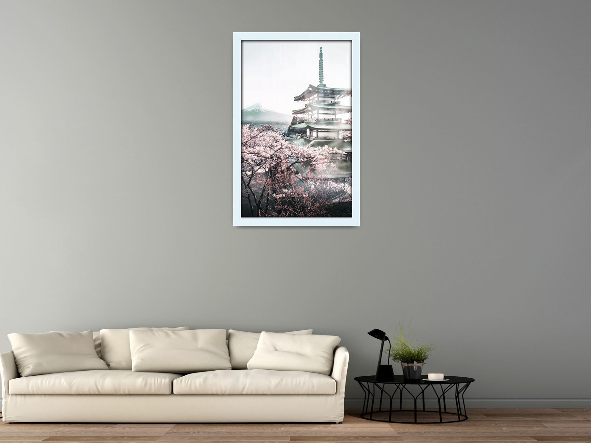 32 x 24 Inch / ( 81.28 x 60.96 CM )  |  Display Frame - MDF
 -  [ White ]