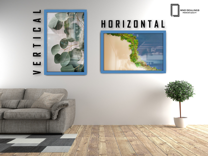 ( 33 x 48 CM ) / 19 x 13 Inch  |  Picture Frames - MDF
 -  [ Blue ]