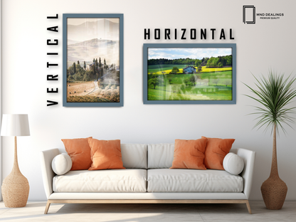 ( 33 x 48 CM ) / 19 x 13 Inch  |  Picture Frames - MDF
 -  [ Dark Grey ]