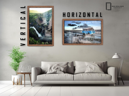 ( 33 x 48 CM ) / 19 x 13 Inch  |  Art Frames - MDF
 -  [ Dark Oak ]