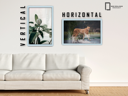 ( 33 x 48 CM ) / 19 x 13 Inch  |  Picture Frames - MDF
 -  [ Light Grey ]