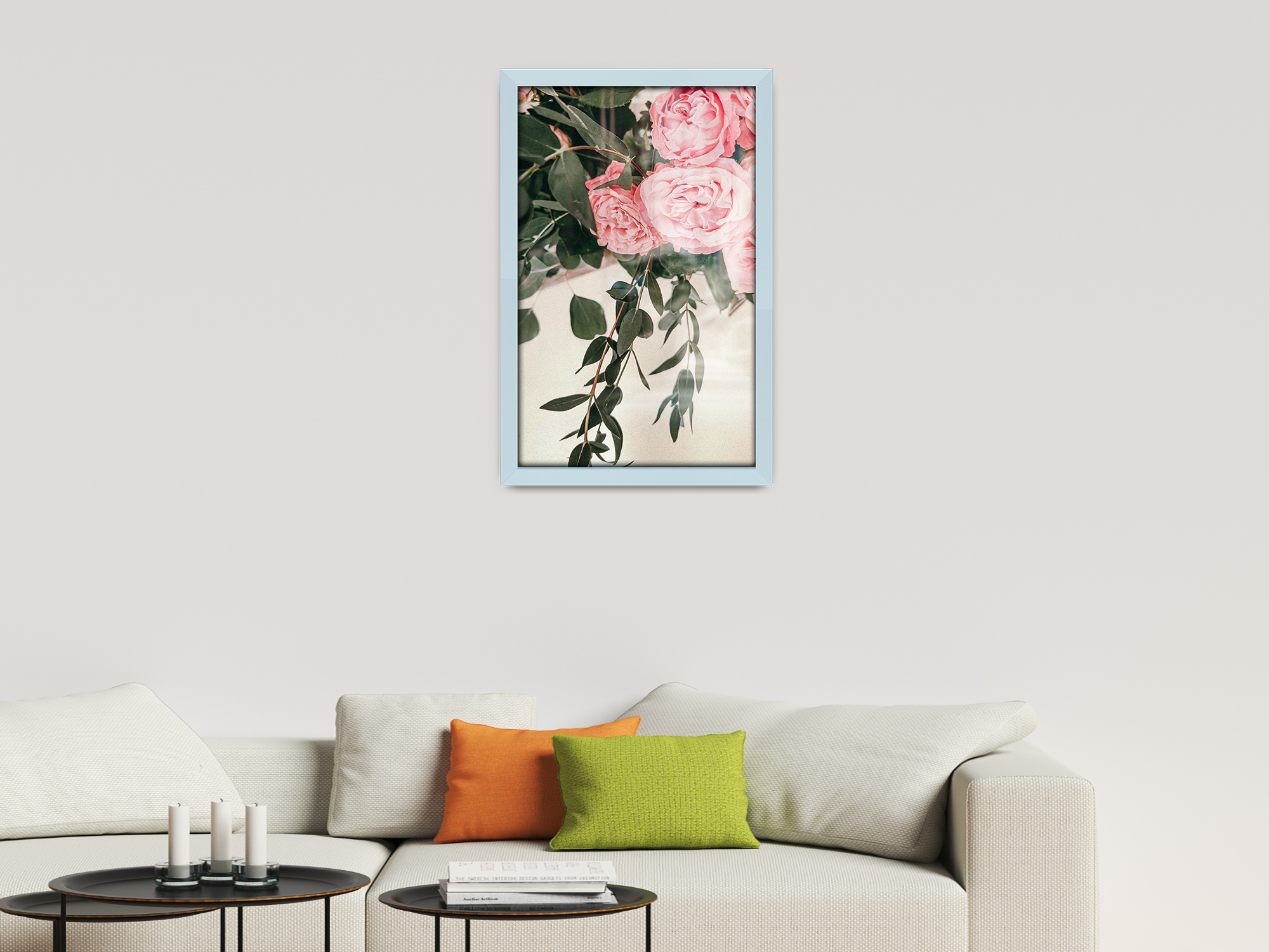 ( 33 x 48 CM ) / 19 x 13 Inch  |  Picture Frames - MDF
 -  [ Light Grey ]