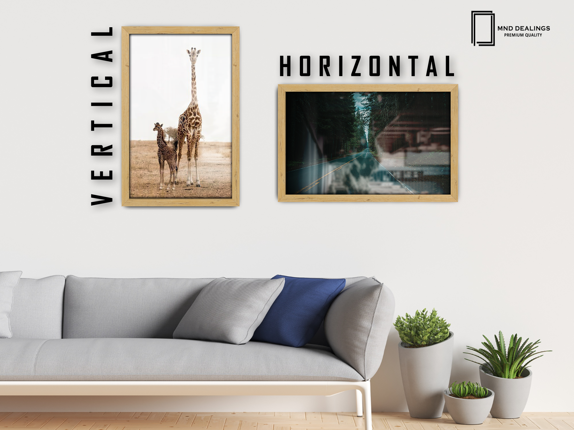 ( 33 x 48 CM ) / 19 x 13 Inch Art Frames - MDF