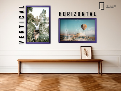 ( 33 x 48 CM ) / 19 x 13 Inch  |  Poster Frames - MDF
 -  [ Purple ]