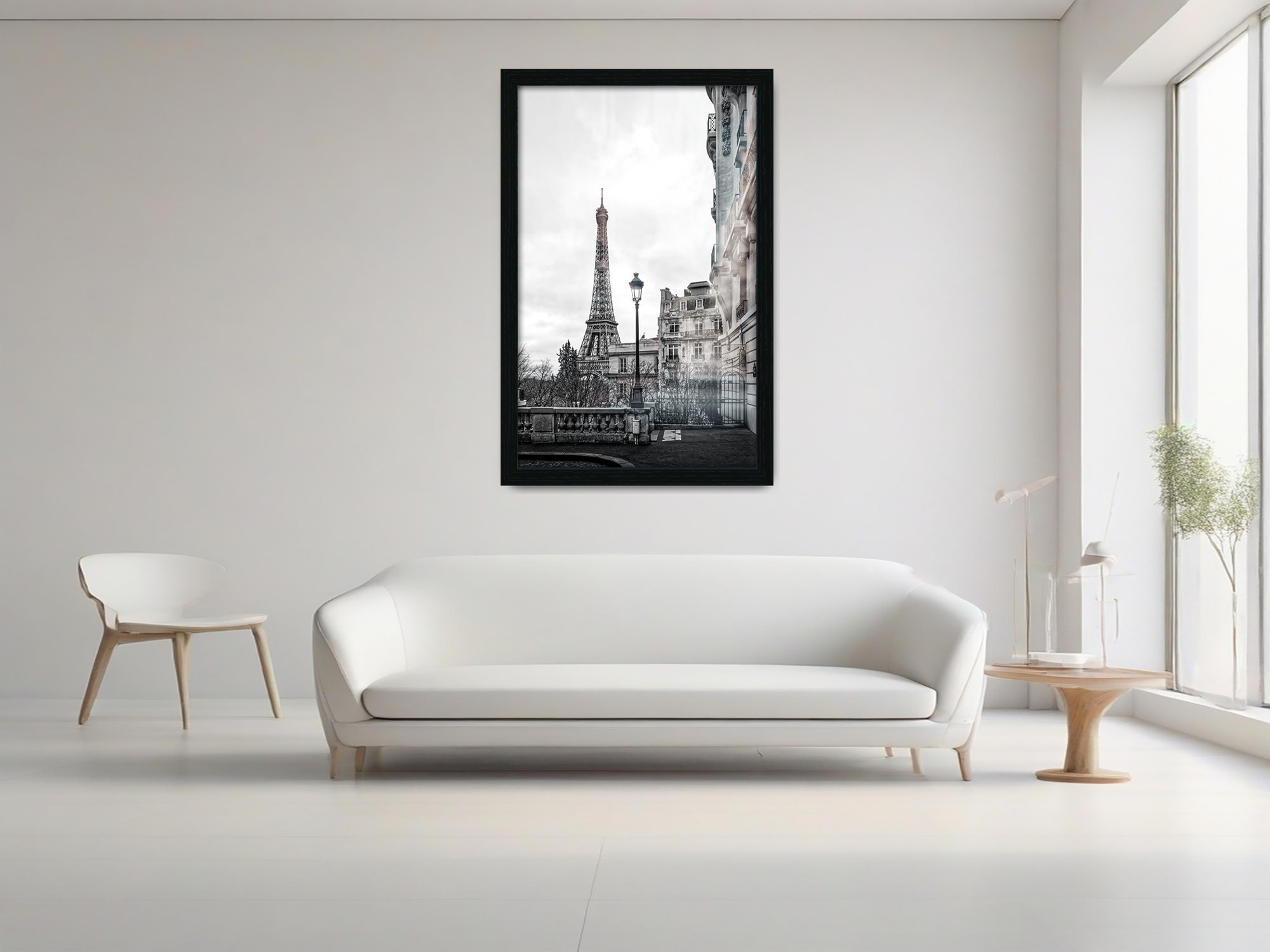 34 x 24 Inch / ( 86.36 x 60.96 CM )  |  Art Frames - MDF
 -  [ Black ]