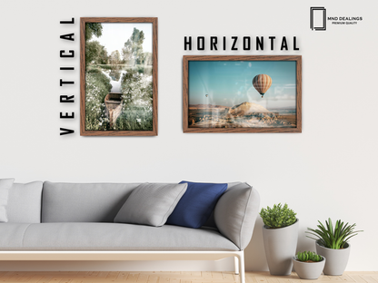 34 x 24 Inch / ( 86.36 x 60.96 CM )  |  Photo Frames - MDF
 -  [ Dark Oak ]