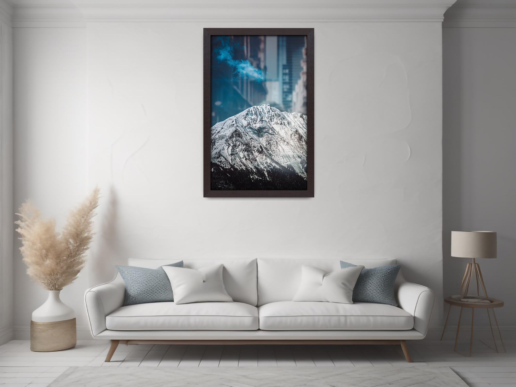 34 x 24 Inch / ( 86.36 x 60.96 CM )  |  Art Frames - MDF
 -  [ Mahogany ]