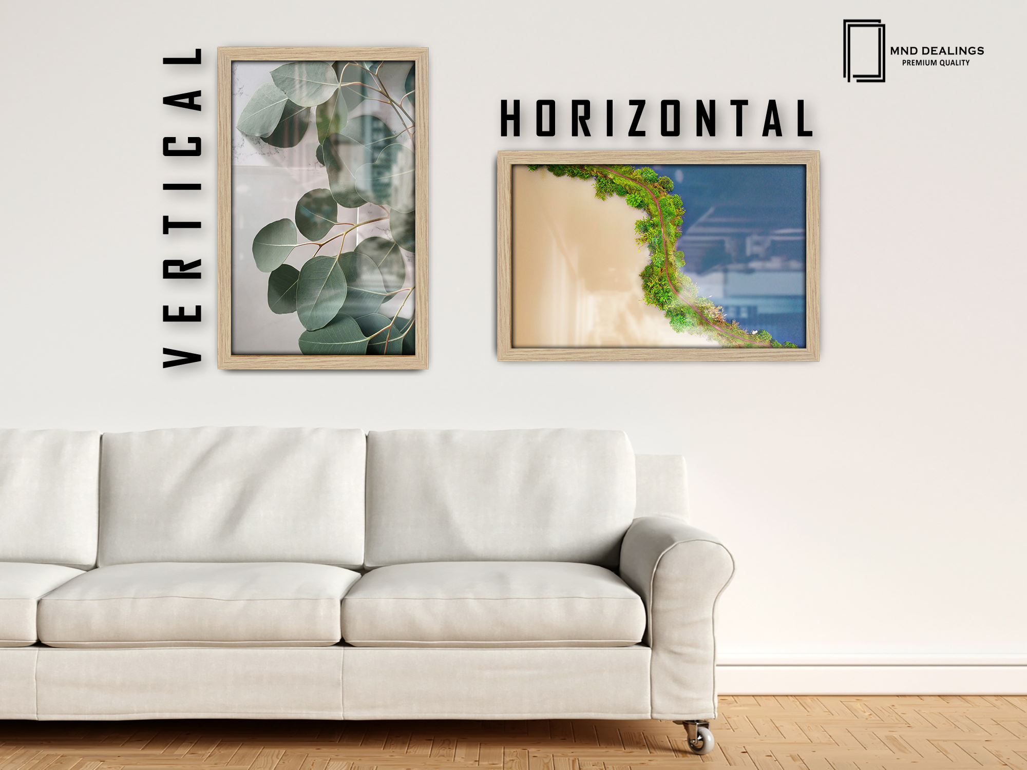 34 x 24 Inch / ( 86.36 x 60.96 CM )  |  Display Frame - MDF
 -  [ Oak ]