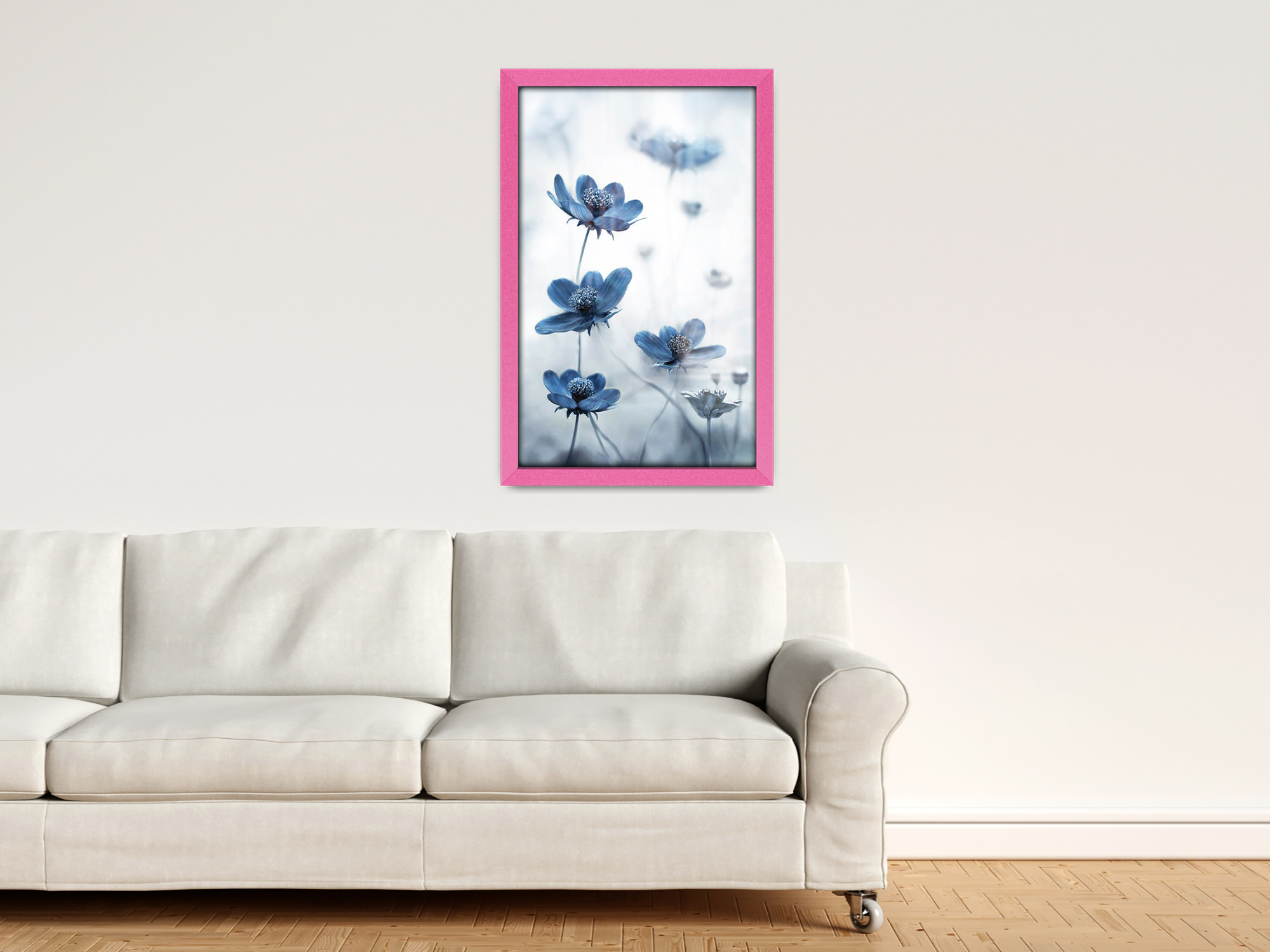 34 x 24 Inch / ( 86.36 x 60.96 CM )  |  Frames - MDF
 -  [ Pink ]