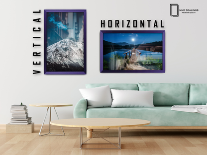 34 x 24 Inch / ( 86.36 x 60.96 CM )  |  Poster Frames - MDF
 -  [ Purple ]