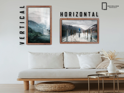 34 x 24 Inch / ( 86.36 x 60.96 CM )  |  Certificate Frames - MDF
 -  [ Rustic ]