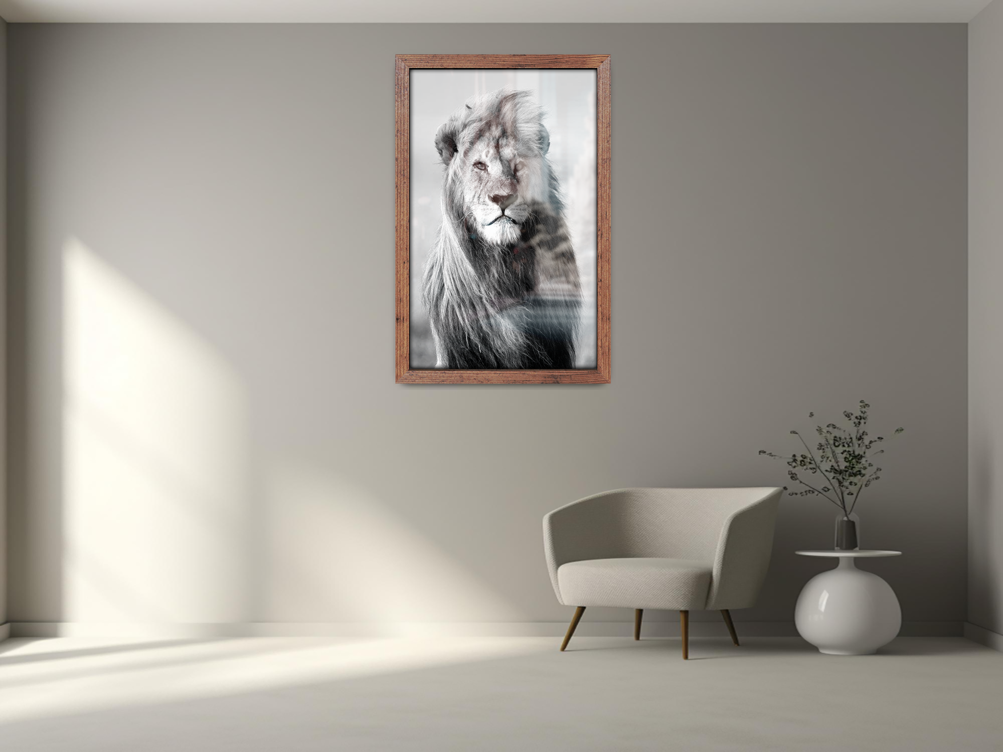 34 x 24 Inch / ( 86.36 x 60.96 CM )  |  Certificate Frames - MDF
 -  [ Rustic ]