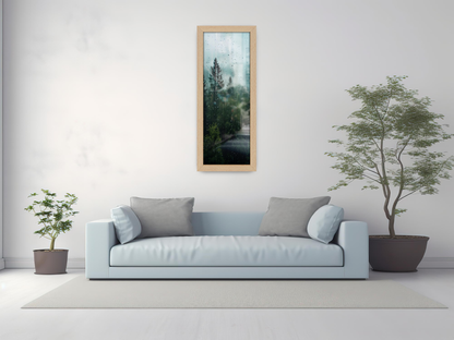 ( 35 x 100 CM ) / 40 x 14 Inch | Frames - MDF
 -  [ Beech ]