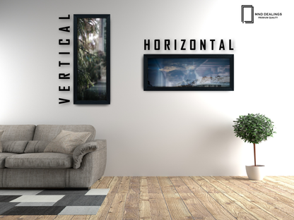( 35 x 100 CM ) / 40 x 14 Inch | Art Frames - MDF
 -  [ Black ]
