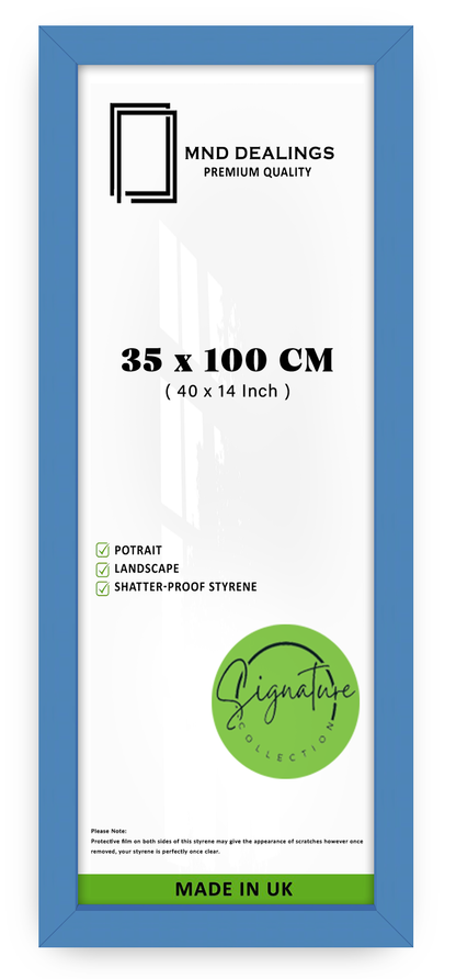 ( 35 x 100 CM ) / 40 x 14 Inch | Photo Frames - MDF
 -  [ Blue ]