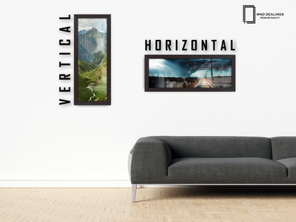 ( 35 x 100 CM ) / 40 x 14 Inch | Frames - MDF
 -  [ Mahogany ]