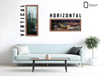 ( 35 x 100 CM ) / 40 x 14 Inch | Certificate Frames - MDF
 -  [ Rustic ]