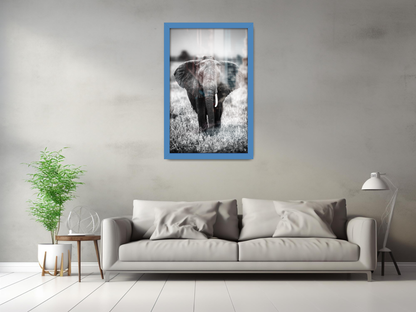 ( 35 x 45 CM ) / 18 x14 Inch  |  Photo Frames - MDF
 -  [ Blue ]